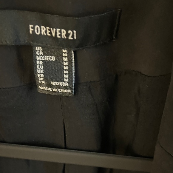 Forever 21 Classic Black Suit Jacket - Picture 2 of 5